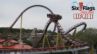 Six Flags Fiesta Texas OffRide Footage 20202023 San Antonio Texas  NonCopyright [upl. by Mientao]