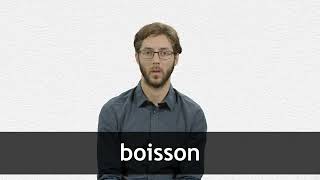 How to pronounce BOISSON in French [upl. by Nitsirc]