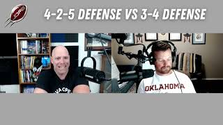 425 Defense vs 34 Defense  Football Coaching Podcast S14E01 [upl. by Neerac]