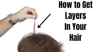 How to Get Layers in Your Hair  TheSalonGuy [upl. by Aiselad]