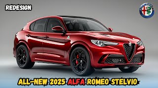 Alfa Romeo Stelvio 2025 Weaving the Future with Elegance and Performance [upl. by Gnanmos]