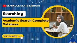 Academic Search Complete Database in 3 Minutes [upl. by Bilac]