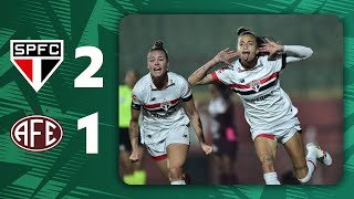 SÃO PAULO x FERROVIÁRIA  SEMIFINAL IDA  BRASILEIRÃO FEMININO 2024 [upl. by Ycnaffit224]