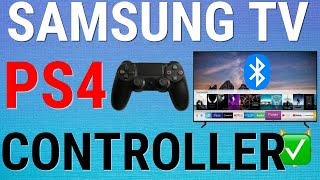 How To Pair PS4 Controller To Samsung Smart TV [upl. by Merrie]