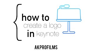 How to Create Logos or Graphic Designs in Keynote design keynote logo [upl. by Nivel]