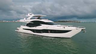 NEW TO MARKET  2023 Galeon 800 Fly  Located in Clearwater Florida [upl. by Notyalk]