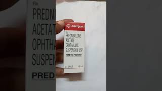 PRED FORTE EYE DROP  PREDNISOLONE  MEDICINE [upl. by Cir838]