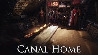 TES V  Skyrim Mods Thief player home in Riften Canal [upl. by Ahcim]