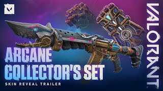 ARCANE SEASON 2 COLLECTOR’S SET  Skin Reveal Trailer  VALORANT [upl. by Kina]