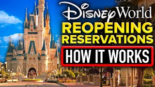 How Disney Worlds REOPENING RESERVATION SYSTEM Works  Disney News [upl. by Eidson]