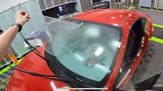 Ceramic windshield tint install start to finish [upl. by Menis]