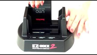 EZD Standalone Duplicator Docking Station How To Guide [upl. by Ahsekram545]