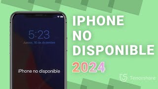 3 MÉTODOS  cómo desbloquear iPhone no disponible gratis 2024 [upl. by Juakn]