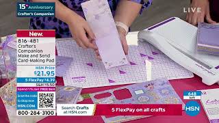 Crafters Companion Make and Send CardMaking Pad [upl. by Hutson120]