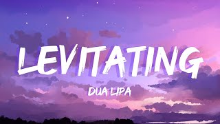 Dua Lipa  Levitating Lyrics video [upl. by Donnell]