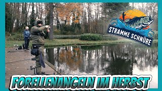 Forellenangeln im Herbst mit Spoon Libra Lures und Pose  Stramme Schnüre  Folge 31 [upl. by Aelyk]