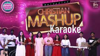 Malayalam Mashup Songs  Christian Songs  Eden Musics Band Karaoke [upl. by Elpmet]