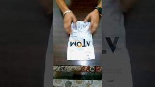 Atom whey protein 😋 unboxing motivation youtubeshorts ytshort ☠️😋👌 [upl. by Atteniuq]