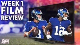 Giants Week 1 Film Review [upl. by Soirtemed]