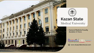 Kazan State Medical University  General Medicine Faculty MBBS  Official [upl. by Bette]