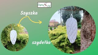 bajeryeliszydełkowanie Szyszka Ozdoba Na ChoinkęPinecone Christmas Tree Decoration Crochet Guide [upl. by Ribble]