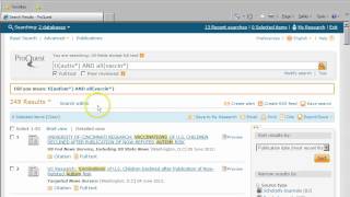 How to Use ProQuest [upl. by Ellenehc464]