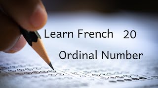 French ordinal nombers  French ordinal nombers 1 to 20  French ordinal nombers with pronunciation [upl. by Boggs]