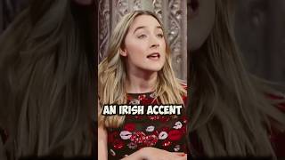 SAOIRSE Ronan teaches Stephen Colbert an Irish Accent ytshorts saoirseronan stephencolbert irish [upl. by Stahl]