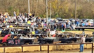 2024 ROUSE PROMOTIONS NOV 9th DEMOLITION DERBY CONNERSVILLE INDIANA FULLSIZE GUT and GO CAR CLASS [upl. by Nahta704]