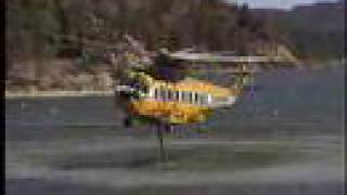 S61 quotFire Kingquot Helicopter  Big Bear lake Butler 2 Fire [upl. by Nibur798]