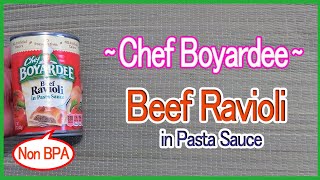 Chef Boyardee Beef Ravioli in Pasta Sauce [upl. by Koehler]