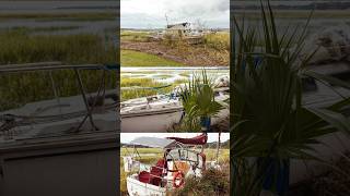 Day 280 Beaufort’s Beached Boats beaufort boat boating river coastal sailboat photography [upl. by Adalbert899]