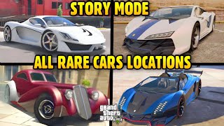 ALL SECRET AND RARE CARS LOCATIONS in GTA 5  PS3PS4PS5X360XONESERIES and PC [upl. by Myron149]