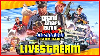 GTA 5 Online  SOLO Cluckin Bell Stuff and Salvaged Vehicle Robberies  OddManGaming Livestream [upl. by Rosene]