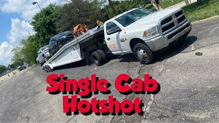 How and Why I HOTSHOT in a Single Cab Truck  Hotshot Trucking [upl. by Fuller]