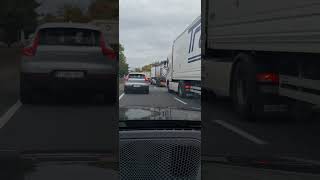 Traffic Jam on N16 Highway in Belgium [upl. by Adnovahs929]