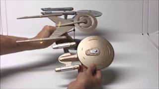 USS Discovery 12500 Model kit PReview Pt 3 Ship size comparisons [upl. by Gino]