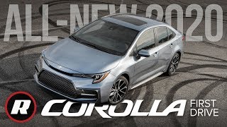 2020 Corolla First Drive Toyotas No1 sedan gets better in almost every way  Review [upl. by Otnicaj251]