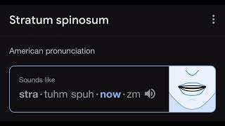 How to pronounce Stratus Spinosum [upl. by Hampton822]