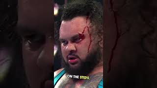 BRONSON REED BUSTED OPEN AT WWE CROWN JEWEL sethrollins wwe crownjewel wwecrownjewel [upl. by Nedry]