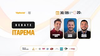 ELEIÇÕES 2024 Debate com candidatos a prefeito de Itapema [upl. by Karlis]