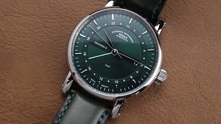 3049 Muhle Glashutte Teutonia Green GMT [upl. by Arramat862]