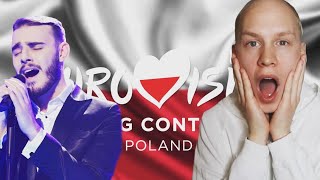 OCHMAN  quotRIVERquot  REACTION TO POLAND  EUROVISION SONG CONTEST 2022 🇵🇱 [upl. by Necaj]