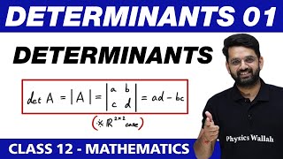 Determinants 01  Determinant  Class 12 NCERT [upl. by Yhtur]