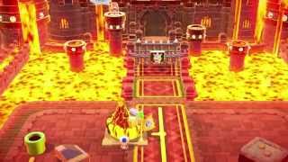 🔥 Super Mario 3D World Castle7  Simmering Lava Lake 100 All Stars amp Stamp Location Guide [upl. by Eimyaj]