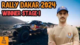 Stage 1 Results Dakar Rally 2024  Cars Gillaume de Mevius Wins Stage 1 [upl. by Walcott]