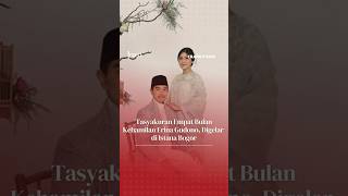 TASYAKURAN EMPAT BULAN KEHAMILAN ERINA GUDONO DIGELAR DI ISTANA BOGOR [upl. by Grae761]