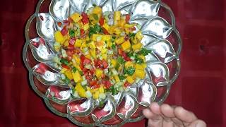 How to Make Mango Salsa  Mango Salsa Recipe by Cook With Nuzhat [upl. by Aleksandr]