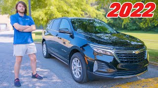 2022 Chevy Equinox LT  Review  New AGGRESSIVE Exterior [upl. by Anauq977]