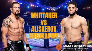 Can Aliskerov Fast Track His Way to a UFC Title  Whittaker vs Aliskerov Breakdown  Prediction [upl. by Ernesto]